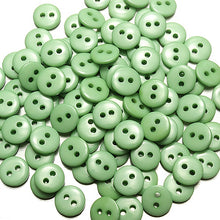 Load image into Gallery viewer, 100pcs 2 Holes Mixed Color Round Resin Button Sewing Accessories 