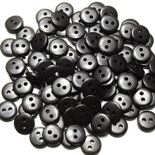 Load image into Gallery viewer, 100pcs 2 Holes Mixed Color Round Resin Button Sewing Accessories 