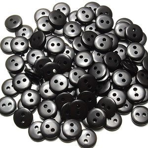 100pcs 2 Holes Mixed Color Round Resin Button Sewing Accessories 