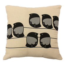 Load image into Gallery viewer, Retro Leaf Pillow Case Linen Cotton Cushion Cover Home Decor 