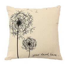Load image into Gallery viewer, Retro Leaf Pillow Case Linen Cotton Cushion Cover Home Decor 