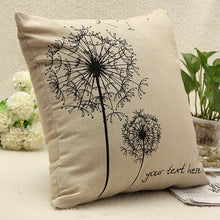 Load image into Gallery viewer, Retro Leaf Pillow Case Linen Cotton Cushion Cover Home Decor 