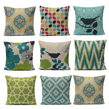 Load image into Gallery viewer, Fresh Style Pillow Cushion Linen Cotton Cushion Cover 