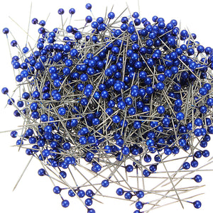 800Pcs Round Pearl Head Pins Weddings Corsage Sewing Pin