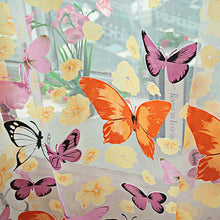 Load image into Gallery viewer, Butterfly Printed Sheer Window Curtains Tulle Door Window Screen