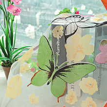 Load image into Gallery viewer, Butterfly Printed Sheer Window Curtains Tulle Door Window Screen
