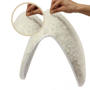 40x60cm Lint Plush Non Slip Absorbent Bathroom Floor Mat Oval Kitchen Carpet Rug