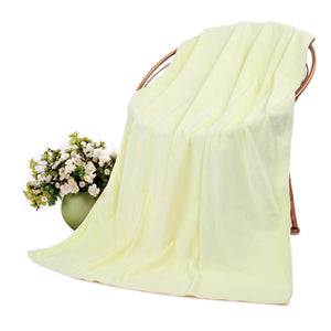 70 x 140cm Absorbent Microfiber Bath Towel Beach Quick Dry Washcloth Shower Towel Soft Home Textile Wide Thick Towel