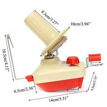 Load image into Gallery viewer, Hand Operated Plastic Winder Machine Yarn Fiber Wool String Ball Winding Machine 