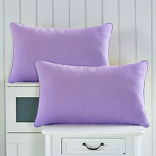 Load image into Gallery viewer, 46X72cm Super Soft Microfiber Pillow With High Elastic Pillow Core Health Care Throw Pillow