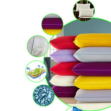 Load image into Gallery viewer, 46X72cm Super Soft Microfiber Pillow With High Elastic Pillow Core Health Care Throw Pillow