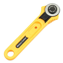 Load image into Gallery viewer, Leather Craft Tools Circular Cut Yellow Rotary Blade Cutter Patchwork Fabric Leather Craft Sewing To