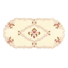 Load image into Gallery viewer, Embroidered Tablecloth Home Table Decor Lace Rose Cutwork Restaurant Table Cover