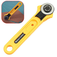 Load image into Gallery viewer, Leather Craft Tools Circular Cut Yellow Rotary Blade Cutter Patchwork Fabric Leather Craft Sewing To