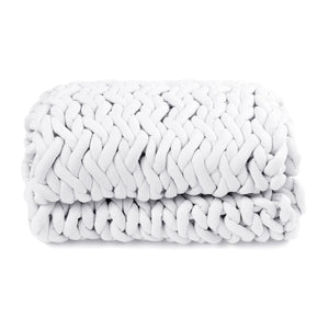 100x120cm Handmade Knitted Blankets Soft Warm Thick Line Cotton Throw Blankets