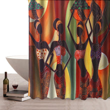 Load image into Gallery viewer, Waterproof Custom Distinctive Cartoon African Woman Bathroom Shower Curtains Home Decor 60&#39;&#39;x72&#39;&#39;