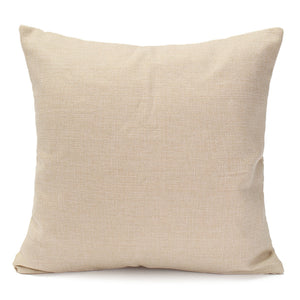 5 Pattern Mediterranean Style Fashion Cotton Linen Beige Pillow Case Home Sofa Decor 