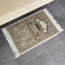 Load image into Gallery viewer, 110 x 70cm Islamic Prayer Rug Musallah Prayer Mat Carpet for Home Travel