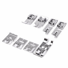 Load image into Gallery viewer, KCASA 16Pcs Domestic Sewing Machine Presser Foot Feet Kit Set Hem Foot Spare Parts Accessories With Box For Brother Singer Janom