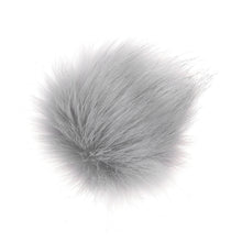 Load image into Gallery viewer, 10Pcs 12cm DIY Ball Faux Fox Fur Fluff Balls Cool Colors DIY Knitted Hat Accessories