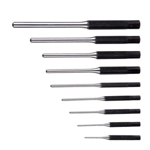 9 Piece Set-up Punch Round Punch Pieces Roll Pin Punch Set Bolt Catch Roll Pin Hole Punch Leather Craft Tool 