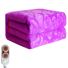 Load image into Gallery viewer, Queen Size Electric Heated Mat With Dual Temperature Timing Controllers Bedroom Heated Blanket