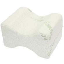 Load image into Gallery viewer, Soft Memory Foam Leg Knee Pillow White Bamboo Fiber Cover Back Aches Night Bed Pillow
