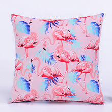 Load image into Gallery viewer, 45*45 cm Flamingo Cotton Linen Cushion Cover Home Pillow Decor Soft Sofa Car Bedding Pillowcase