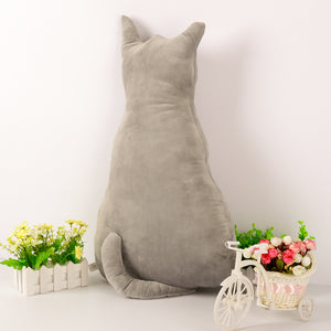 KCASA Super Cute Pillow Soft Plush Cat Back Sofa Pillow Cushion Plush Toys Stuffed Creative Retro Cat Sofa Pillow A-lice Back Cats Big Pillow Cats Dolls Plush Toys Cushions Dolls Gifts Dolls Toys
