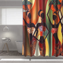 Load image into Gallery viewer, Waterproof Custom Distinctive Cartoon African Woman Bathroom Shower Curtains Home Decor 60&#39;&#39;x72&#39;&#39;