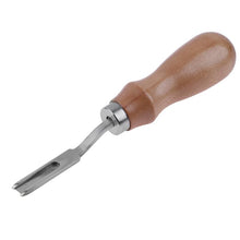 Load image into Gallery viewer, Leather Craft Edge Cutting Tools Handheld DIY Flat Mouth Tool Steel Flat Wide Shovel Handmade for Le