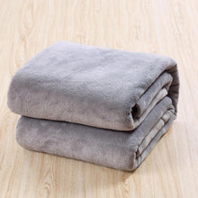 Load image into Gallery viewer, 100x150cm Coral Fleece Blanket Sofa Bed Bedding Warm Soft Quilt