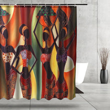 Load image into Gallery viewer, Waterproof Custom Distinctive Cartoon African Woman Bathroom Shower Curtains Home Decor 60&#39;&#39;x72&#39;&#39;