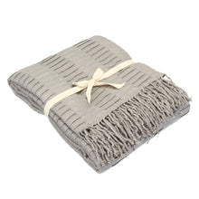Load image into Gallery viewer, Soft Knitted Throw Blankets Bed Sofa Couch Decorative Fringe Waffle Pattern
