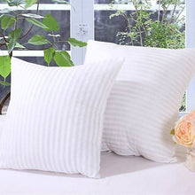 Load image into Gallery viewer, 2 Size Striped Vacuum Compression Pillow Core Square Pillow Inner Cushion Insert Sofa Decor