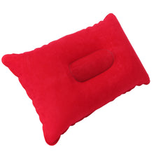 Load image into Gallery viewer, Folding Double Sided Inflatable Pillow Suede Fabric Cushion Camping Home Bedding Decor 