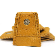Load image into Gallery viewer, Handmade Patchwork Faux Leather Thimble Finger Sets With Metal Tip DIY Sewing Tools Hand Needlework Accessory