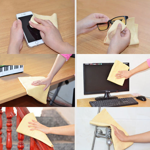 30×60cm Nature Real Leather Car Washing Cleaning Towel Cloth Wipes Chamois Clean Cham