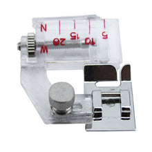 Load image into Gallery viewer, Home Snap On Adjustable Bias Binder Presser Foot Feet for Sewing Machines 