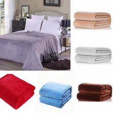 Load image into Gallery viewer, 100x150cm Coral Fleece Blanket Sofa Bed Bedding Warm Soft Quilt