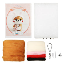 Load image into Gallery viewer, DIY Cat Doll Wool Felt Craft Non Finished Poked Set Handcraft Kit Material Bag