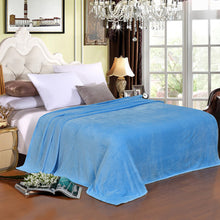 Load image into Gallery viewer, 100x150cm Coral Fleece Blanket Sofa Bed Bedding Warm Soft Quilt