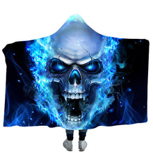 Load image into Gallery viewer, Hooded Blankets Flannel 3D Printed Galaxy Microfiber Wearable Thickened Blankets for Adults Kids
