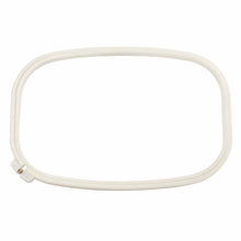 Load image into Gallery viewer, Plastic Embroidery Frame Two Layer Cross Stitch Hoop Ring Sewing Tool Rectangle 