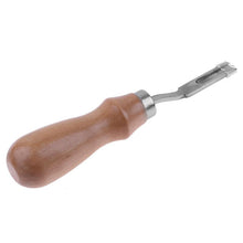 Load image into Gallery viewer, Leather Craft Edge Cutting Tools Handheld DIY Flat Mouth Tool Steel Flat Wide Shovel Handmade for Le