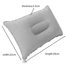 Load image into Gallery viewer, Folding Double Sided Inflatable Pillow Suede Fabric Cushion Camping Home Bedding Decor 