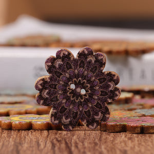 Antique Bohemian Style Buttons Scrapbooking Crafts Handmade Home Decoration Sewing Supplies