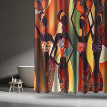 Load image into Gallery viewer, Waterproof Custom Distinctive Cartoon African Woman Bathroom Shower Curtains Home Decor 60&#39;&#39;x72&#39;&#39;