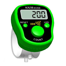 Load image into Gallery viewer, Loskii SXH-5136 Mini Stitch Marker Row Finger Counter LCD Electric Digital Display with LED Light For Sewing Knitting Weave Tool or Buddha Pray