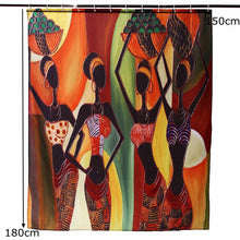Load image into Gallery viewer, Waterproof Custom Distinctive Cartoon African Woman Bathroom Shower Curtains Home Decor 60&#39;&#39;x72&#39;&#39;